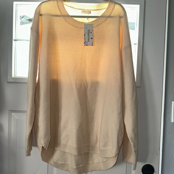 St. John's Bay Cream Sweater for Women - Picture 2 of 10